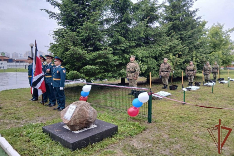 В Центре инженерно-технического обеспечения Росгвардии открыт «Сад памяти»