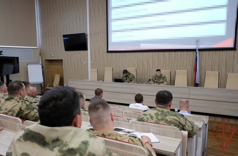 В Центральном округе Росгвардии завершился учебно-методический сбор со специалистами инженерно-технических средств охраны воинских частей
