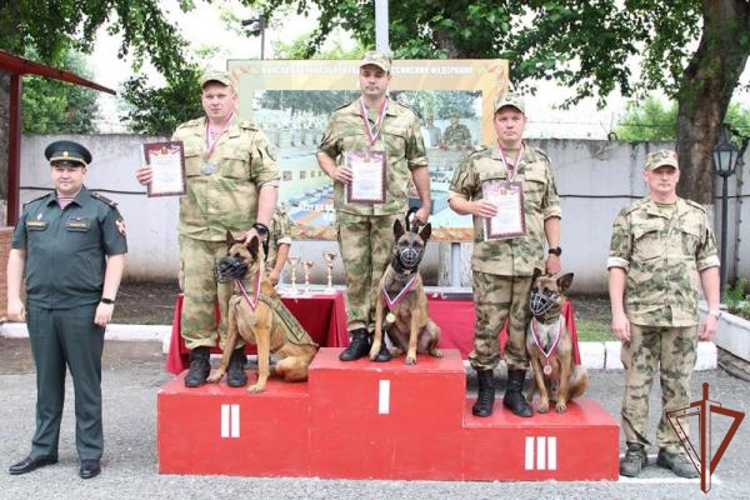 Чемпионат Уральского округа Росгвардии по многоборью кинологов завершился в Тюмени