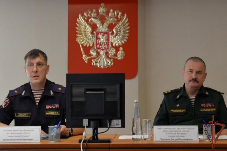 Временно исполняющий должность командующего объединением подвел итоги служебно-боевой деятельности Управления Росгвардии по Свердловской области