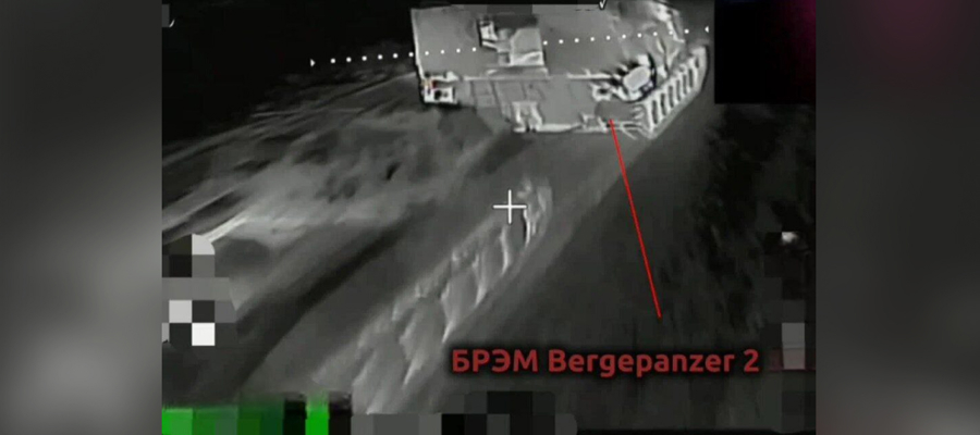 Спецназ Росгвардии FPV-дронами уничтожил немецкую БРЭМ и САУ «Гвоздика» ВСУ в Сумской области (видео)