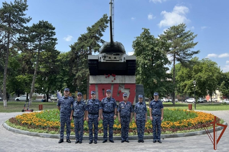 Росгвардейцы приняли участие в памятных мероприятиях на Северном Кавказе