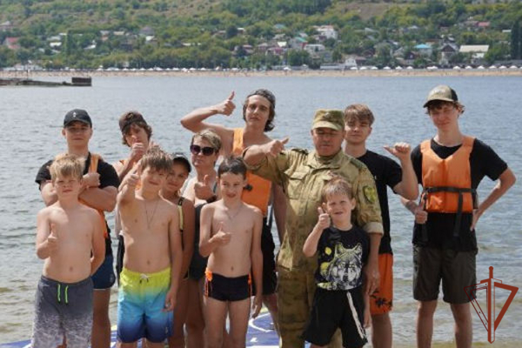 В Саратове продолжаются «Каникулы с Росгвардией»