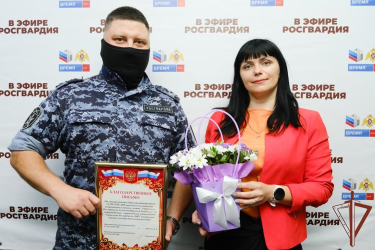 Юбилейный эфир региональной программы Росгвардии состоялся на луганском радио