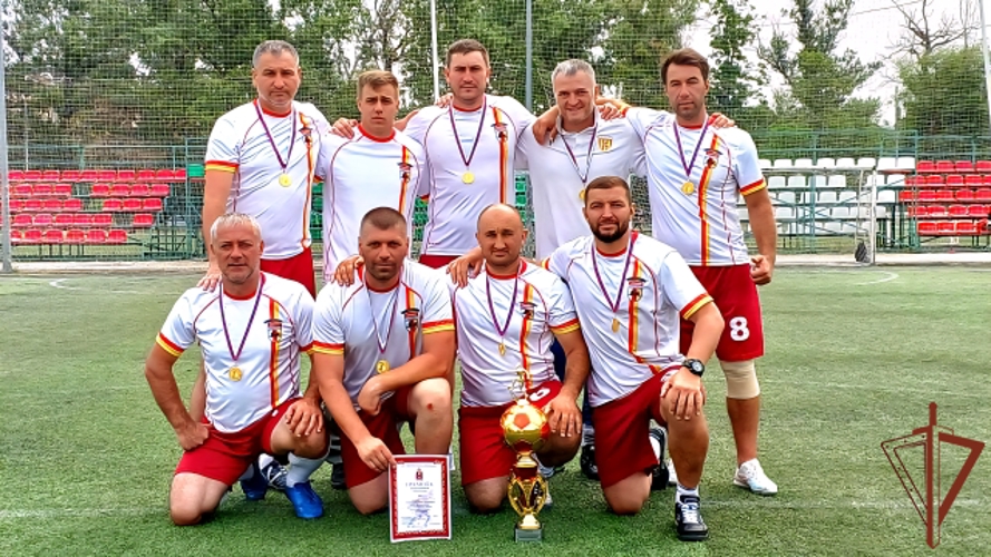 Чемпионат Северо-Кавказского округа Росгвардии по мини-футболу завершился в Черкесске