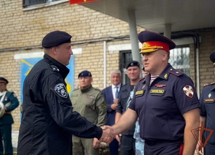 В Подмосковье на базе ОМОН Росгвардии состоялось торжественное мероприятие, посвящённое 30-летию со Дня образования отряда