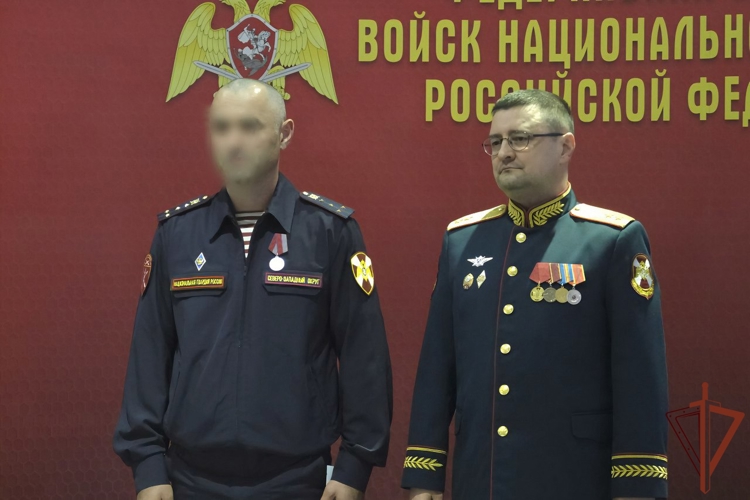Калининградский росгвардеец удостоен ведомственной медали «За спасение»