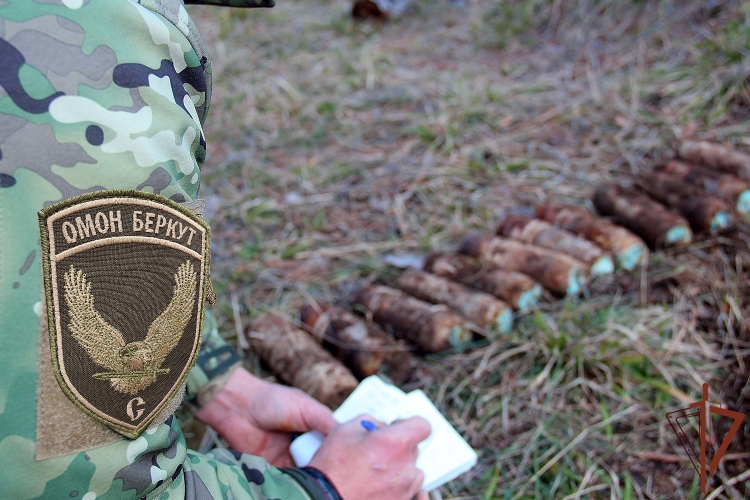 Взрывотехники Росгвардии обследовали обнаруженные в Севастополе снаряды времен Великой Отечественной войны 