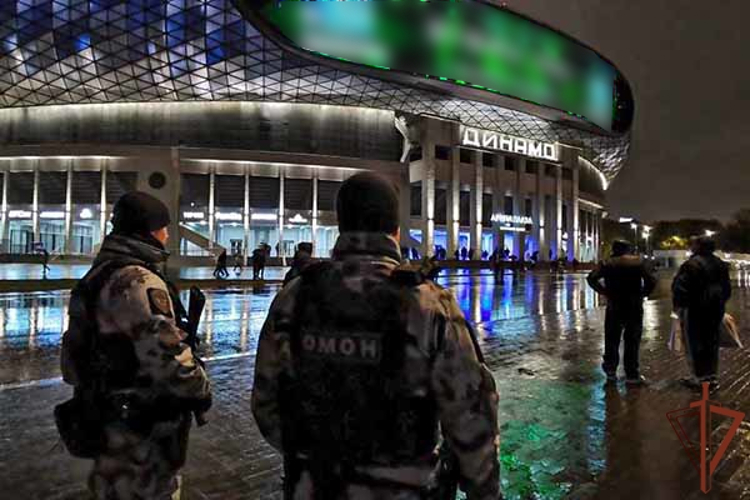 Безопасность товарищеского футбольного матча в Москве обеспечена при содействии Росгвардии
