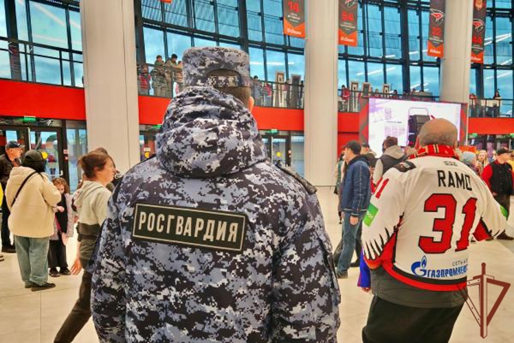 Правопорядок на хоккейных матчах чемпионата КХЛ в Омске обеспечила Росгвардия