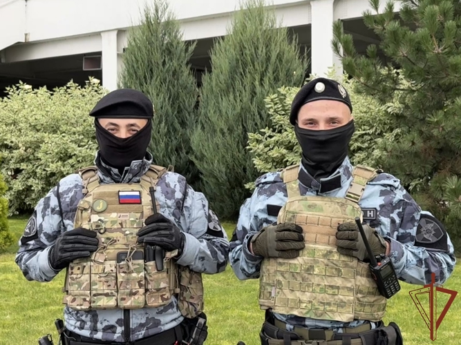 Безопасность футбольного матча РПЛ в Калининграде обеспечили росгвардейцы