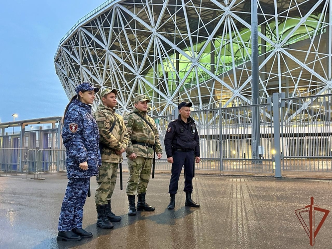 Росгвардия обеспечила безопасность футбольного матча Россия — Иран в Волгограде