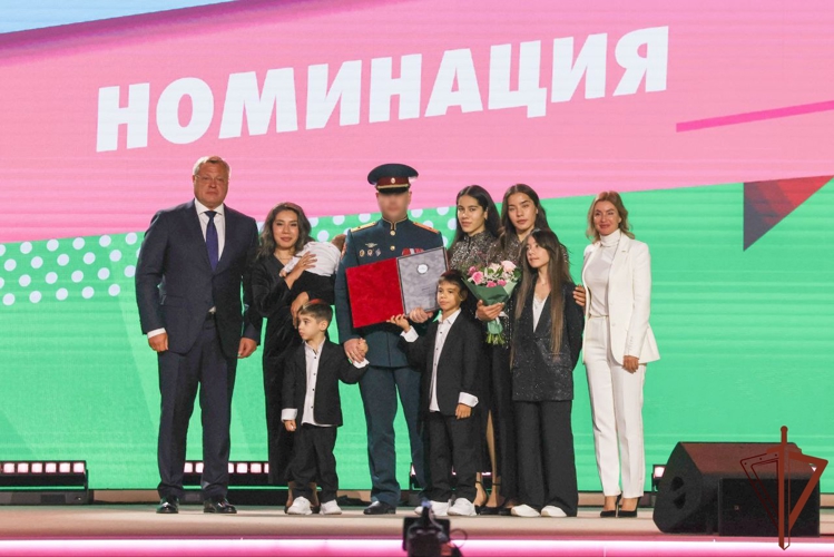 Семья офицера Росгвардии победила во Всероссийском конкурсе «Семья года» 