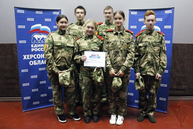 В Херсонской области ученики кадетского класса Росгвардии поучаствовали в интеллектуальной игре 