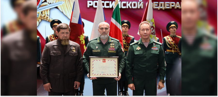 Герой России генерал армии Виктор Золотов вручил государственные награды росгвардейцам-участникам СВО в Чеченской Республике