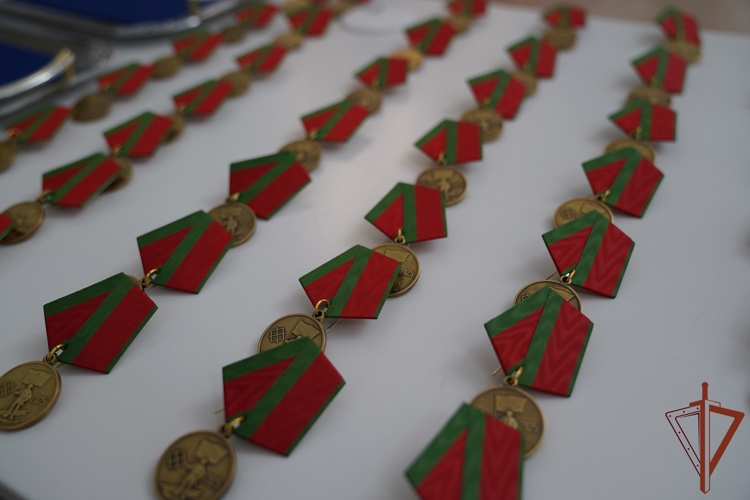 В Курской области росгвардейцам вручили медали «За вклад в освобождение Курской земли»
