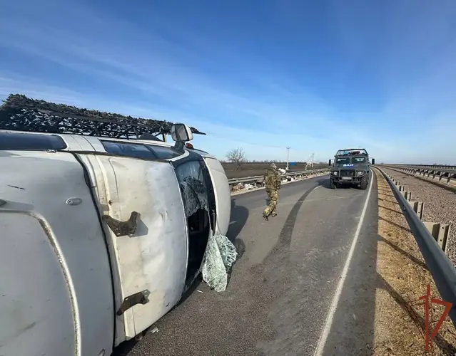 Росгвардеец в ДНР помог пострадавшим в ДТП 