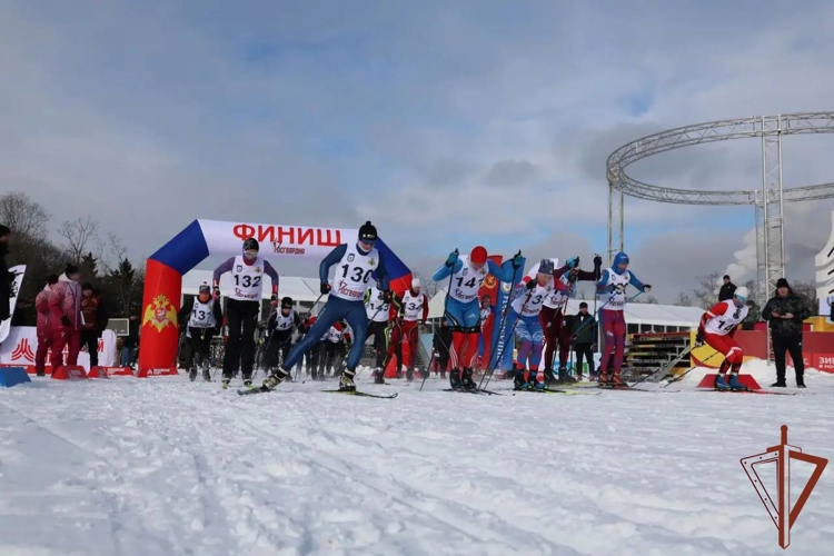 В Росгвардии состоялся чемпионат по лыжным гонкам   