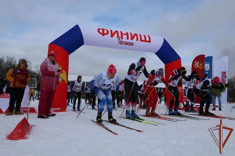 В Росгвардии состоялся чемпионат по лыжным гонкам   