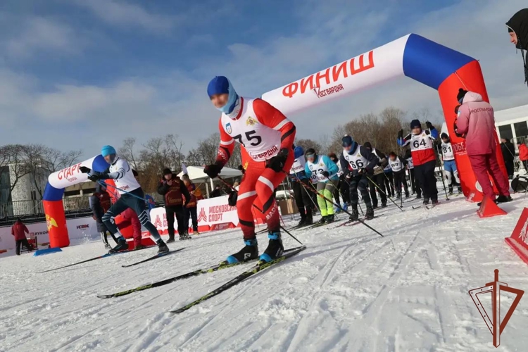 В Росгвардии состоялся чемпионат по лыжным гонкам   