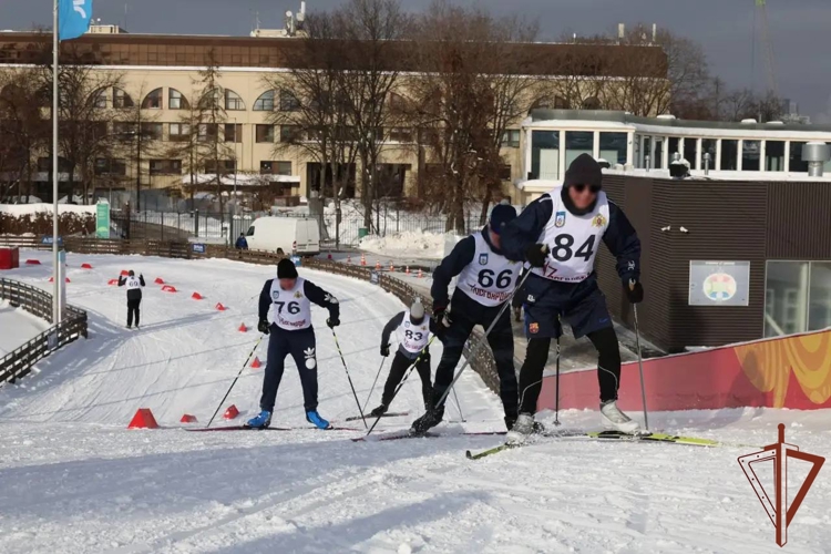 В Росгвардии состоялся чемпионат по лыжным гонкам   