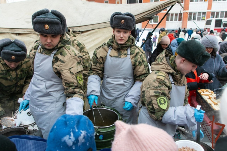 В ОДОН им. Ф.Э. Дзержинского прошло праздничное мероприятие, приуроченное к Масленице
