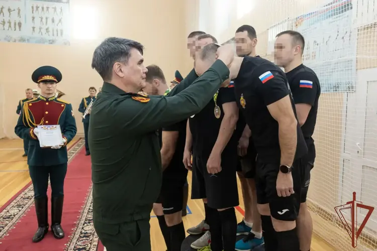 В Росгвардии прошел чемпионат по мини-футболу  