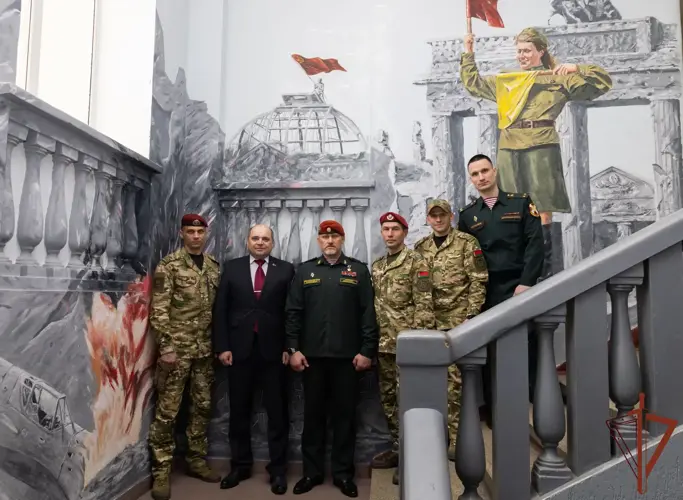 Саратовский военный ордена Жукова Краснознаменный институт войск национальной гвардии посетила делегация внутренних войск МВД Республики Беларусь