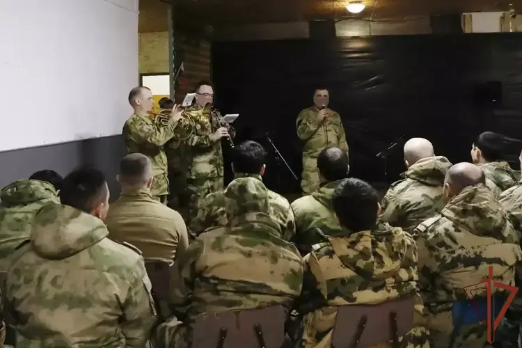 Концертная бригада Образцово-показательного оркестра Росгвардии совершила гастрольный тур в ДНР (видео)