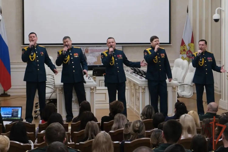 Росгвардия по всей стране проводит праздничные мероприятия, посвященные Международному женскому дню