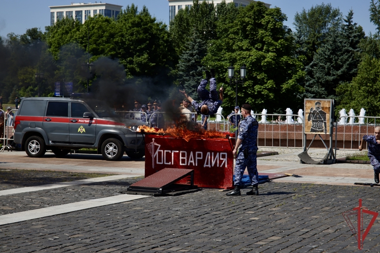 Праздник «Один день с Росгвардией» к 105-летию Центрального округа прошел на Поклонной горе