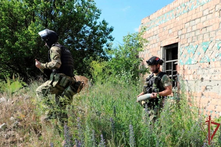В ЛНР росгвардейцы обнаружили и уничтожили взрывоопасные предметы