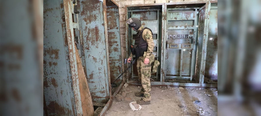 В ЛНР росгвардейцы обнаружили и уничтожили взрывоопасные предметы
