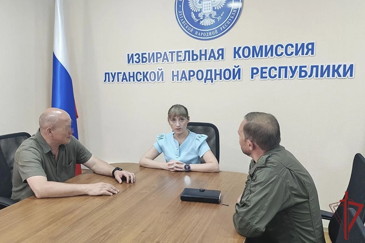В Луганской Народной Республике представители Росгвардии провели рабочую встречу с председателем Избиркома республики