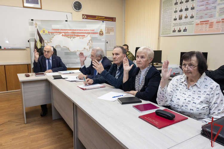 В Росгвардии состоялось заседание Совета ветеранов