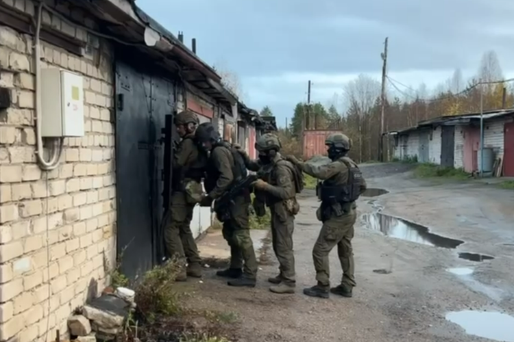 При силовой поддержке СОБР Росгвардии в Карелии задержан устроивший стрельбу мужчина (видео)